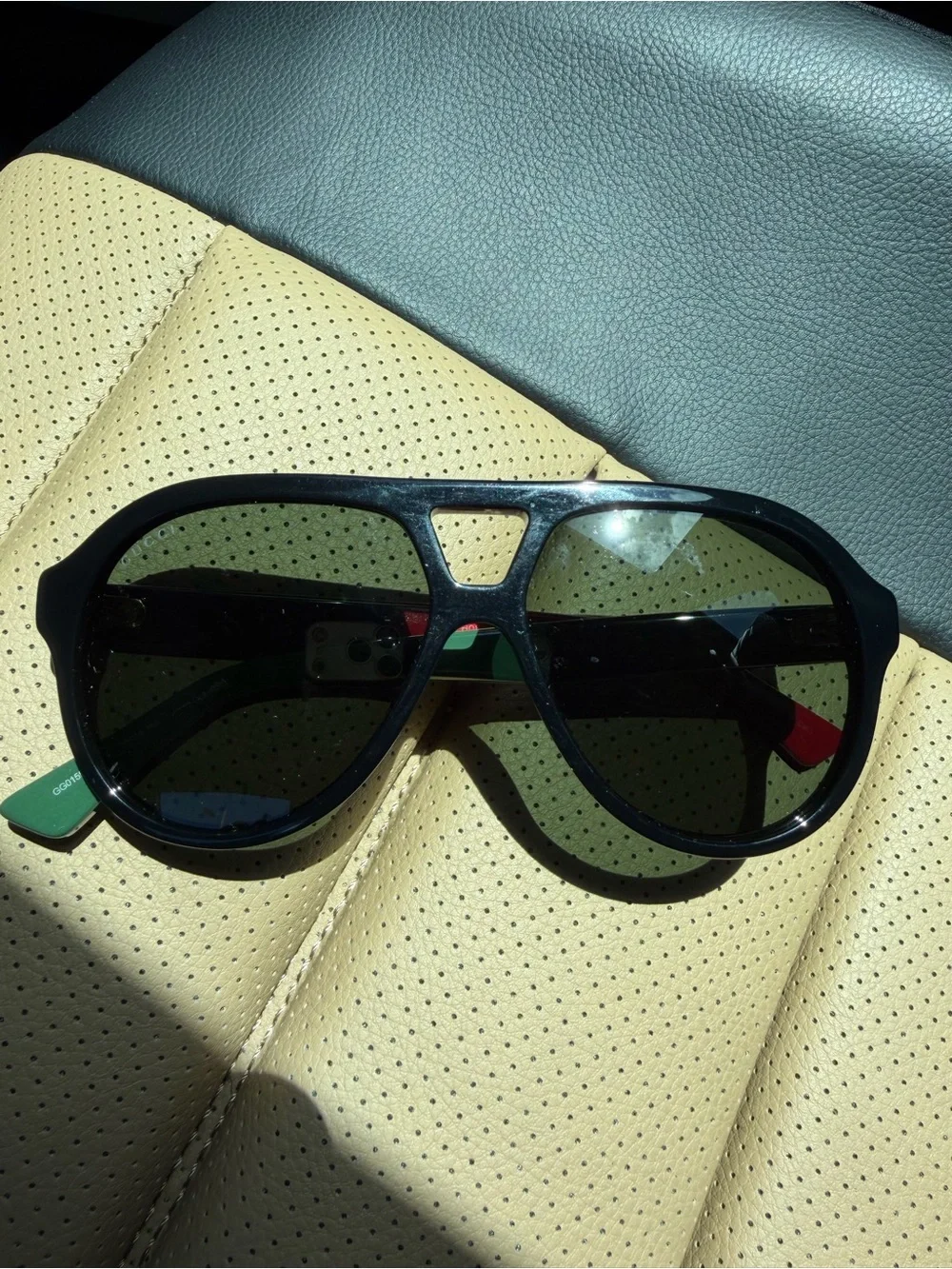 Gucci Red Sunglasses Arm 